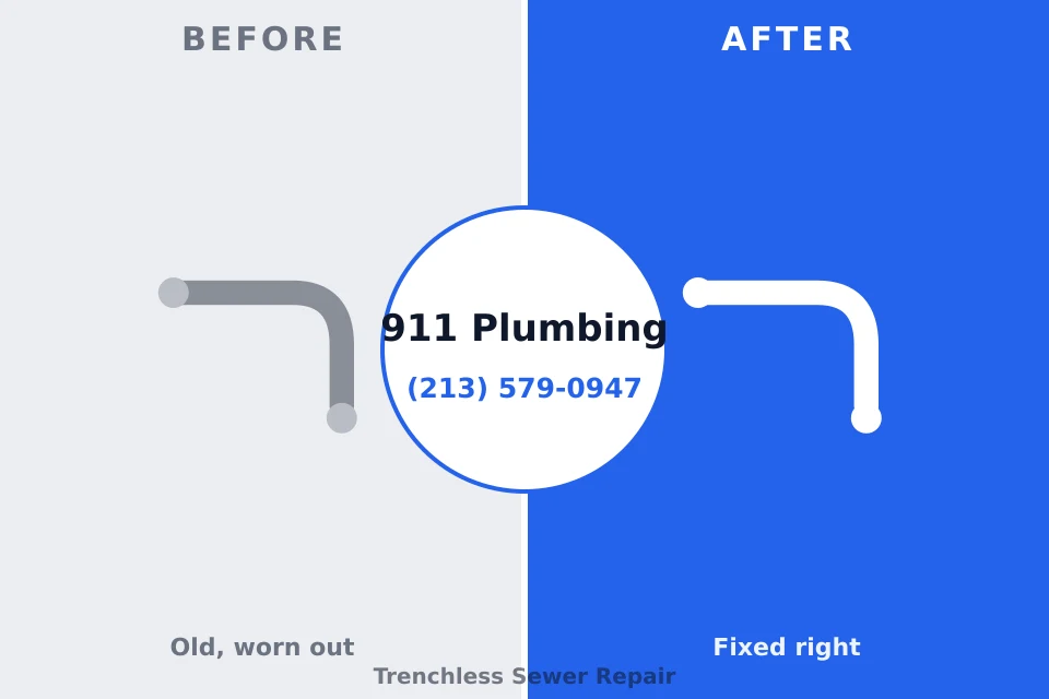 Before and after: plumbing company Mitchell, IL